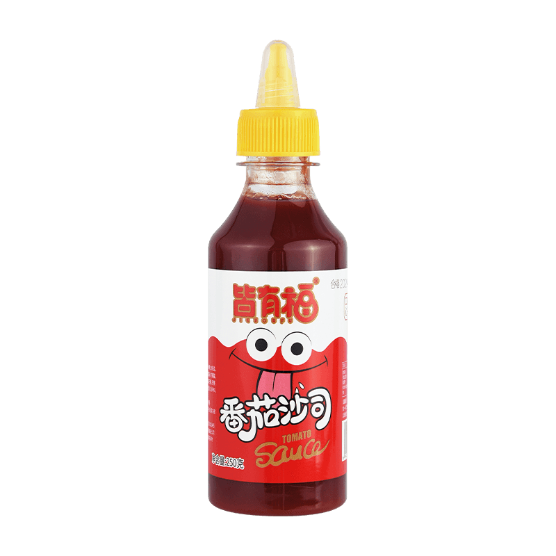 250gプラスチックスクイーズボトルトマトソース